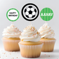 Football Cupcake Topper