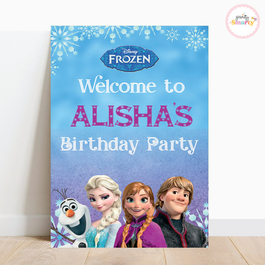 Frozen Welcome Board