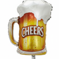 Beer Glass Cheers Foil Theme Balloons (Set of 1)