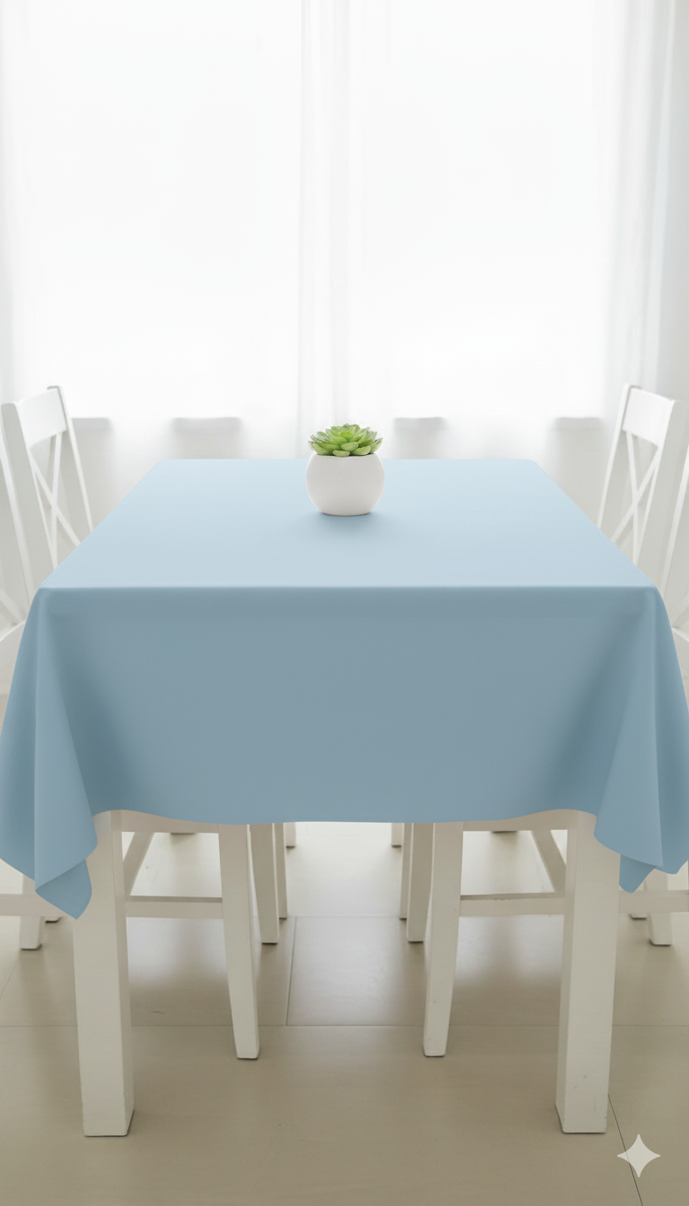 Light Blue Plain- Table Covers