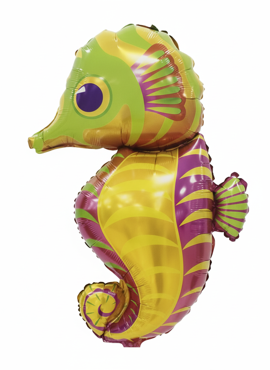 Seahorse Foil Theme Balloons (Set of 1)