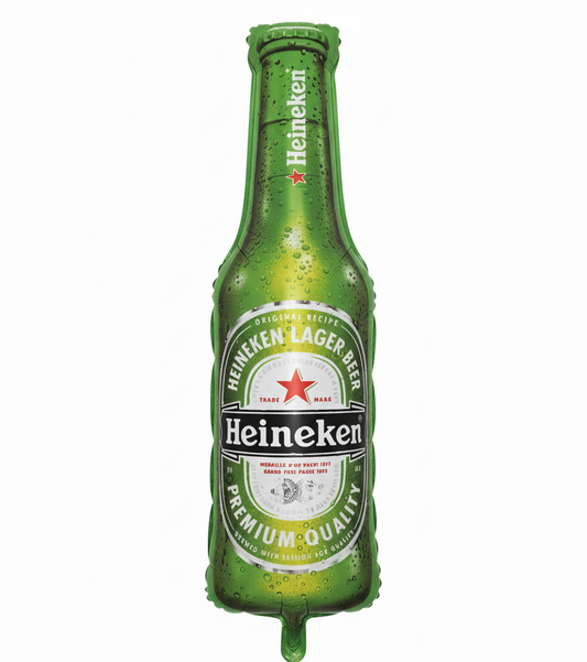 Heineken Beer Bottle Foil Theme Balloons (Set of 1)
