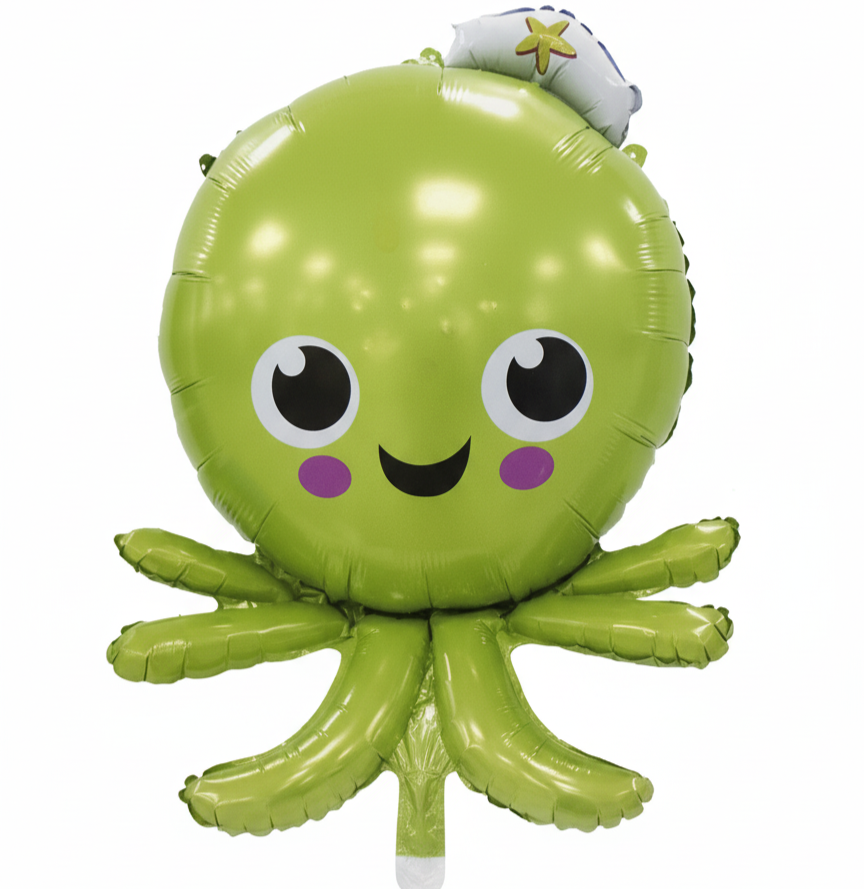 Octopus Foil Theme Balloons (Set of 1)