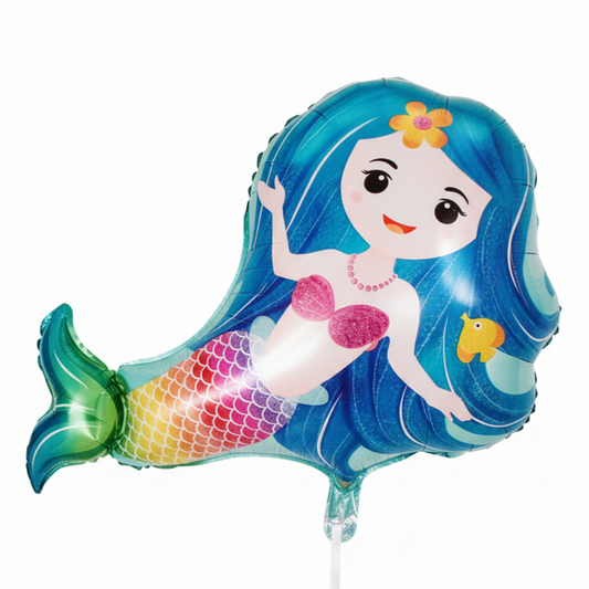 Mermaid Foil Theme Balloons (Set of 1)