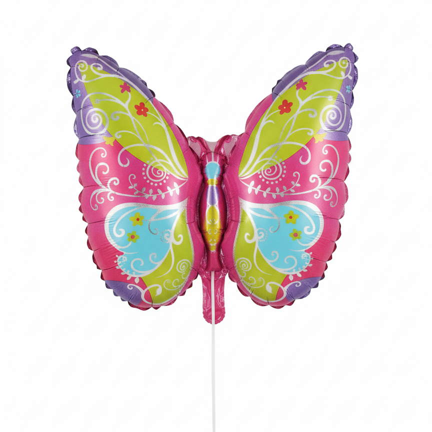 Butterfly Foil Theme Balloons (Set of 1)