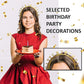 Metallic Gold Happy Birthday Hairband (Pack of 1)