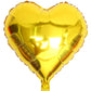 Golden Foil Heart Balloon