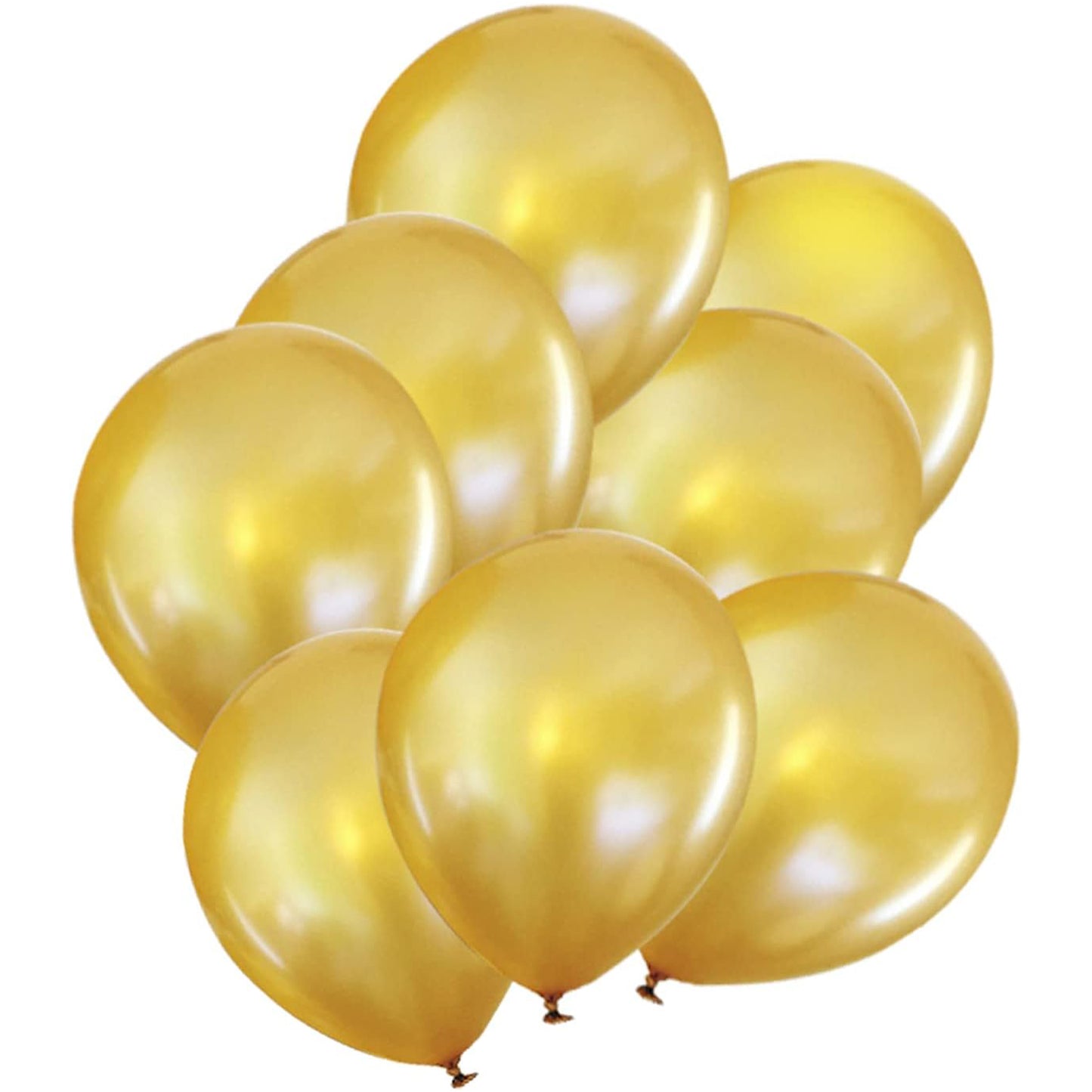 Golden Metallic Balloons