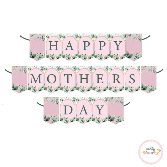 Pink Floral Mothers Day Bunting