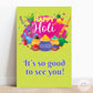 Holi Welcome Board