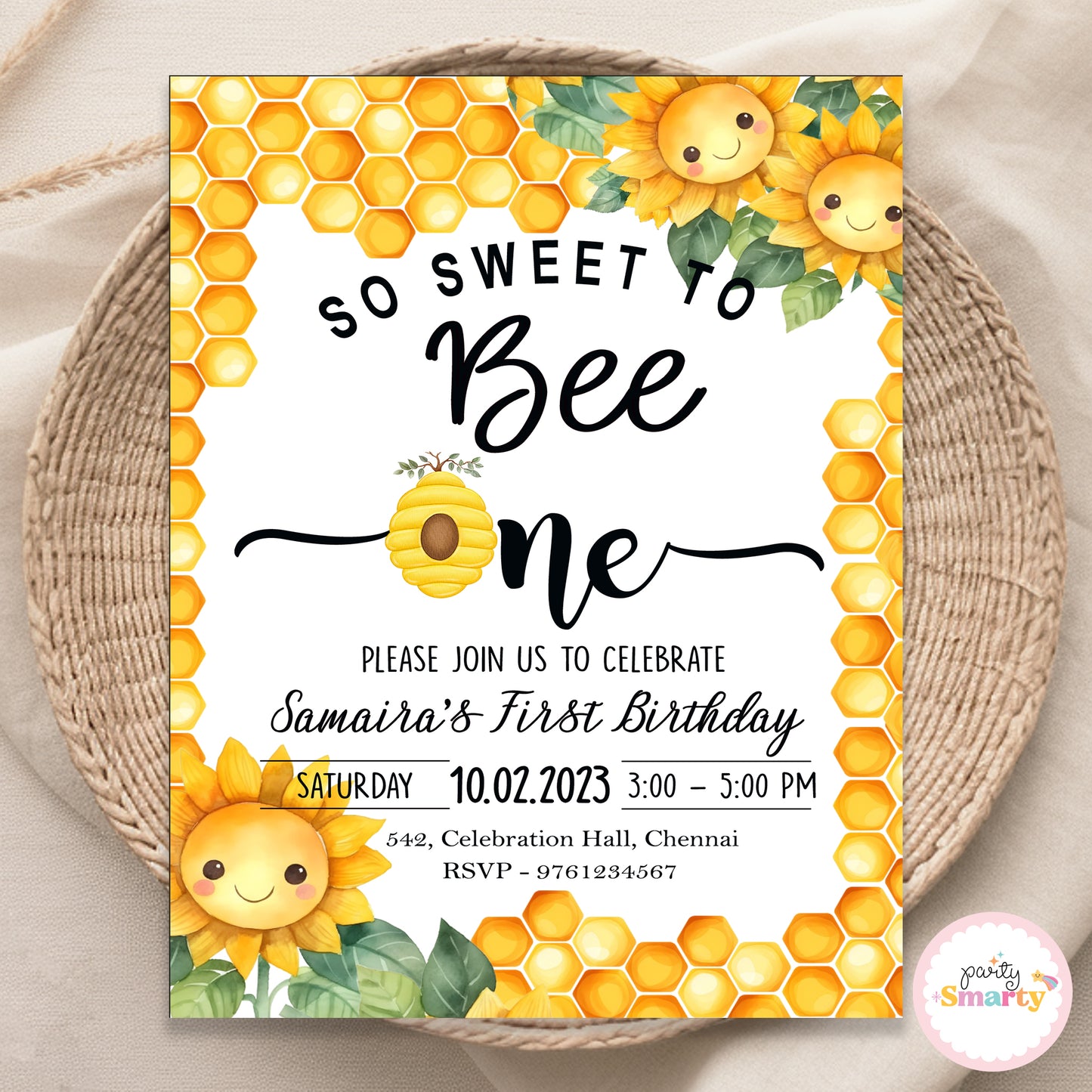 Honey Bee Invite