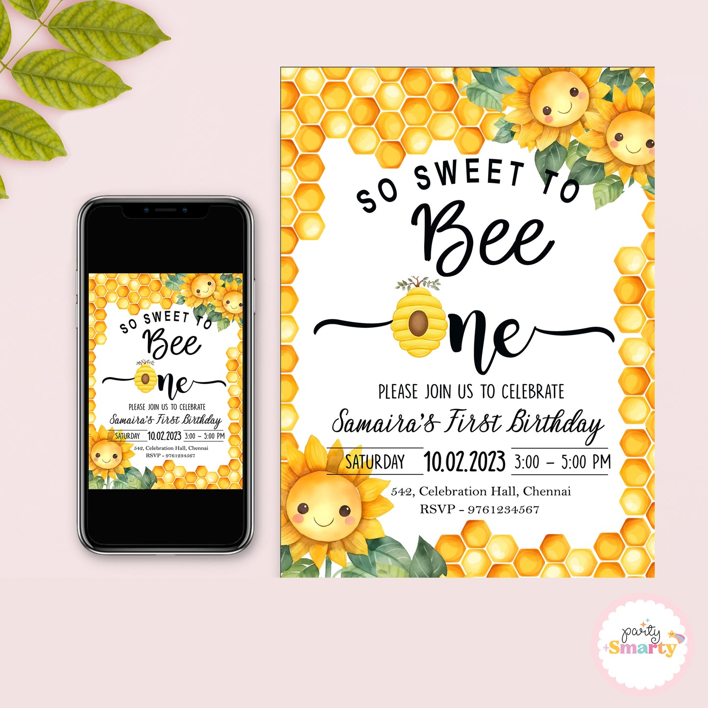 Honey Bee Invite