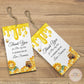 Honey Bee Thank You Tags - Set of 22