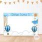 Hot Air Balloon Blue Photobooth