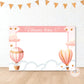 Hot Air Balloon Pink Photobooth