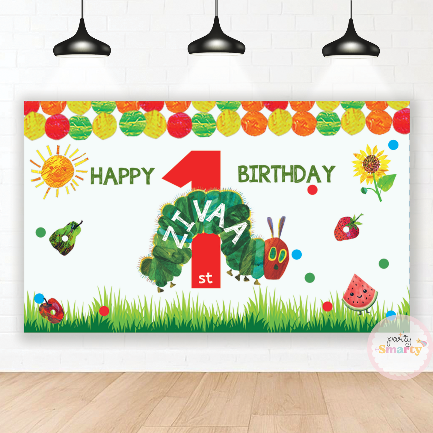 The Hungry Caterpillar Backdrop