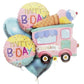 Icecream Truck Foil Theme Balloons (Set of 5)