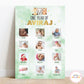 Jungle 12 Month Photo Banner