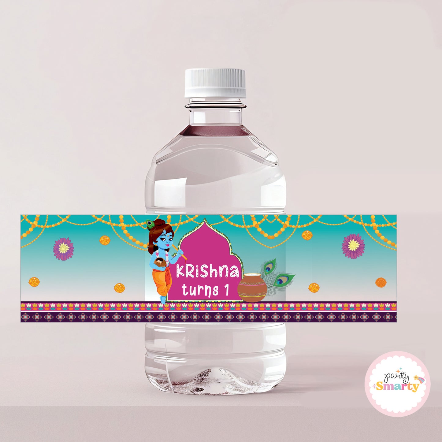 Krishna Bottle Label