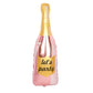 Light Pink Champagne Bottle Foil Theme Balloons
