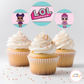 Lol Dolls Cupcake Topper