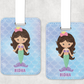 Mermaid Premium Luggage Tag (Pack of 1)
