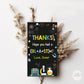Mad Scientist Boy Thank You Tags - Set of 22