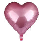 Metallic Pink Foil Heart Balloon