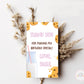 Milk & Cookies Pink Thank You Tags - Set of 22
