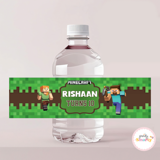 Minecraft Bottle Label