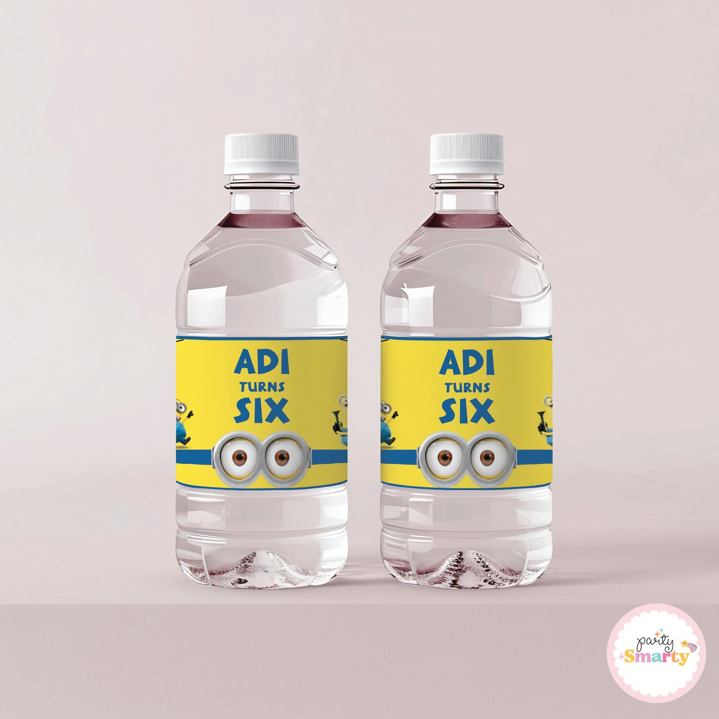 Minion Bottle Label