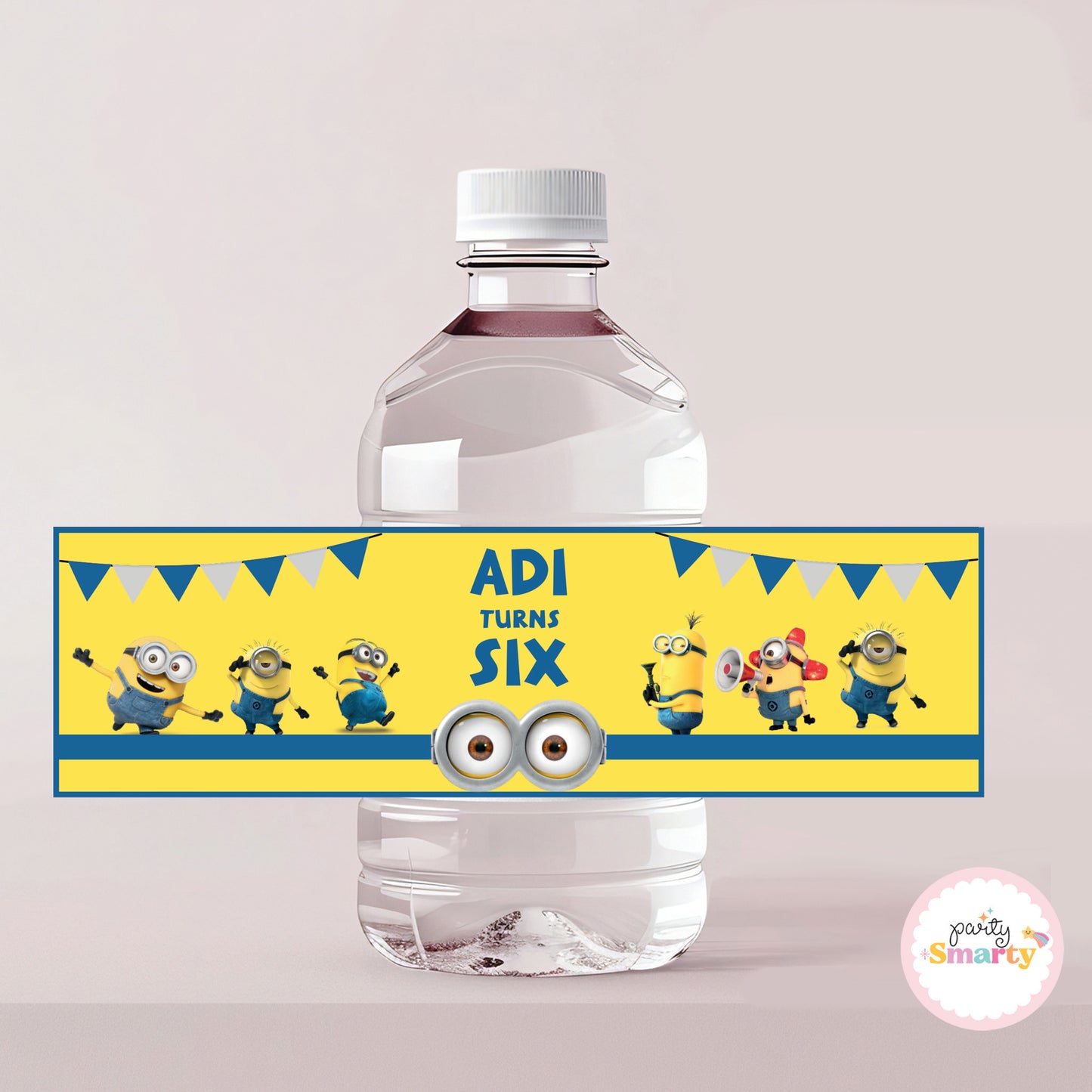 Minion Bottle Label