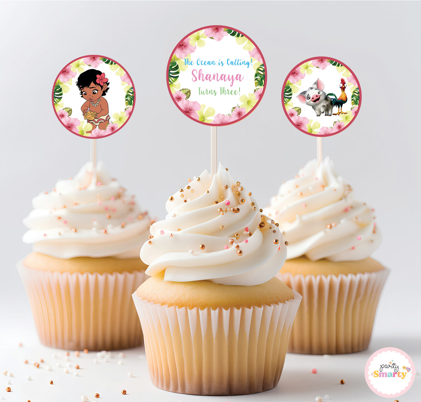 Moana Cupcake Topper