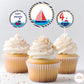 Nautical Cupcake Topper