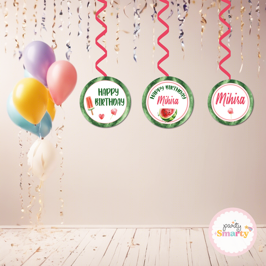 One in a melon Danglers - Set of 6
