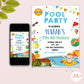 Pool Party Boy Invite