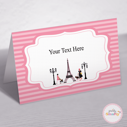 Paris Kiddie Food Tags