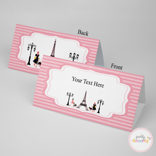 Paris Kiddie Food Tags