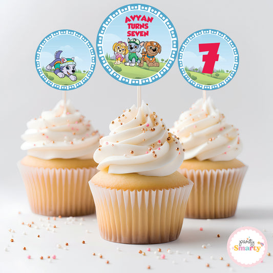 Paw Patrol Cupcake Topper