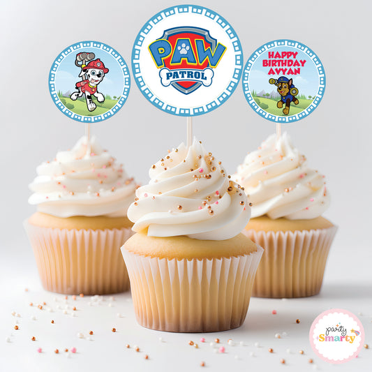 Paw Patrol Cupcake Topper