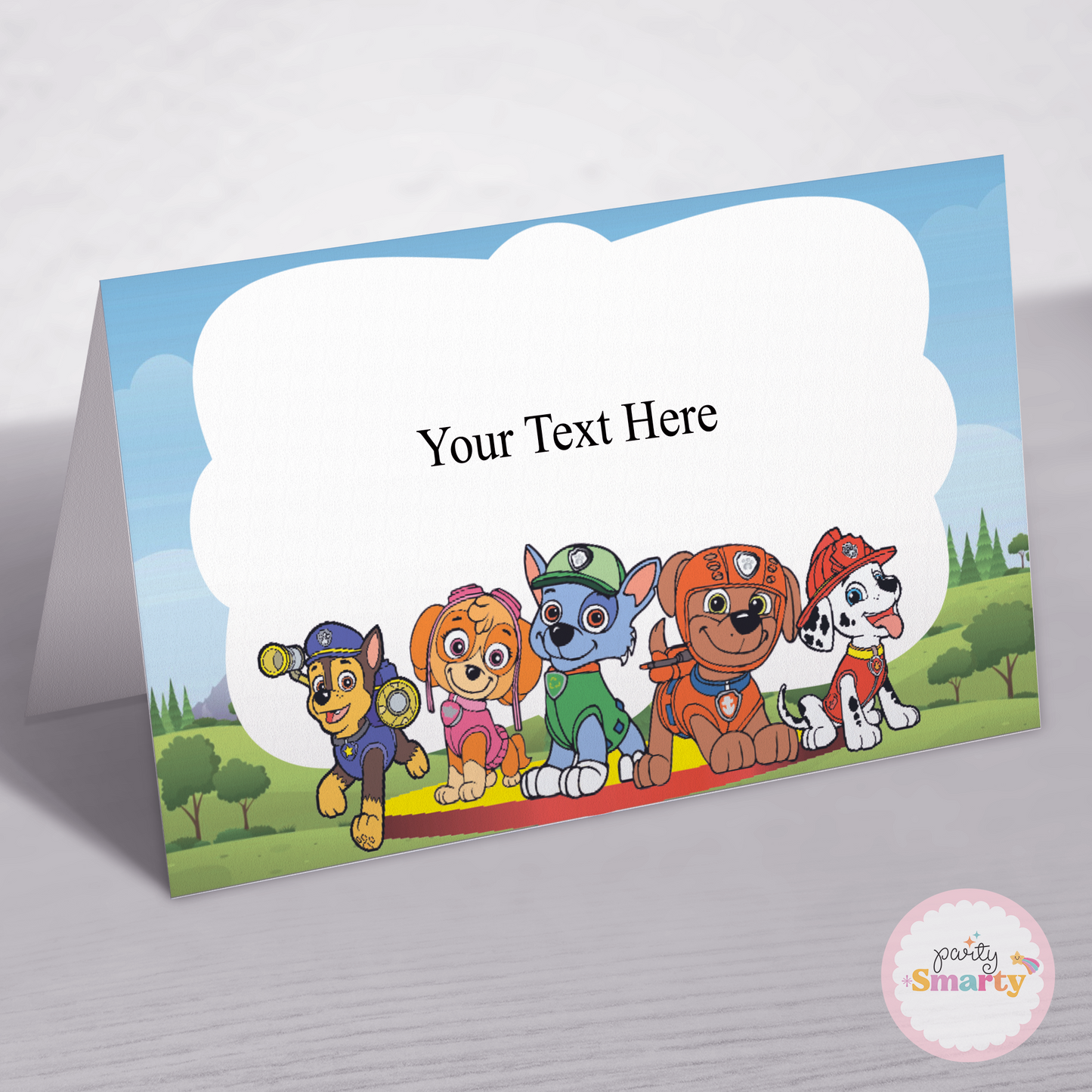 Paw Patrol Food Tags