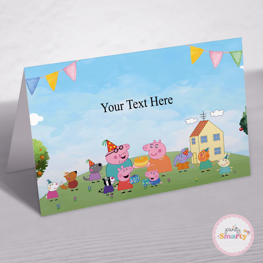 Peppa Pig Food Tags