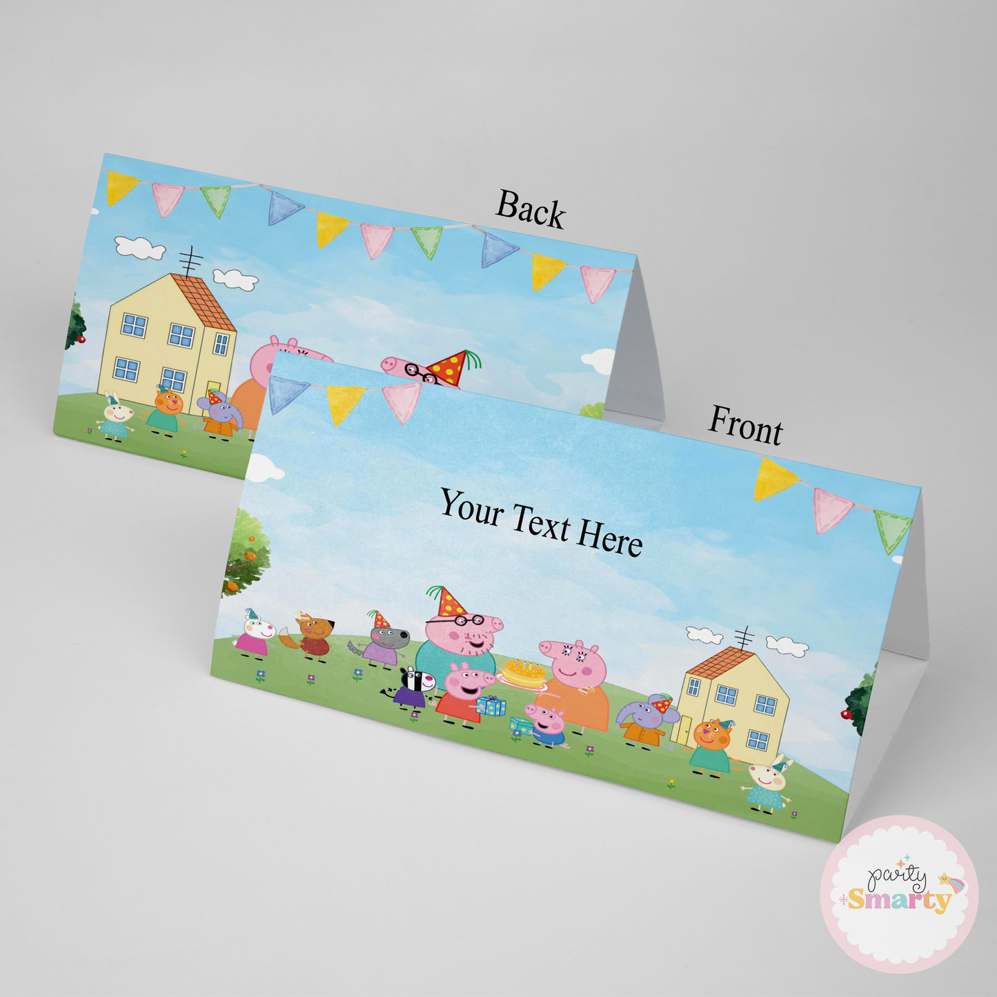 Peppa Pig Food Tags