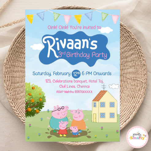 Peppa Pig Invite