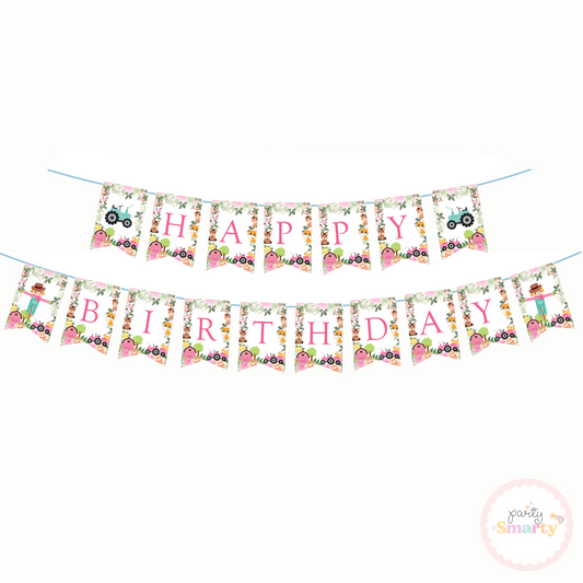 Barnyard Pink Bunting