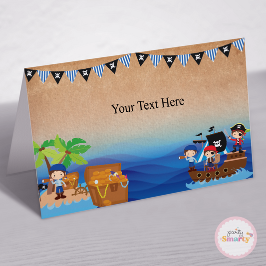 Pirate Boy Food Tags