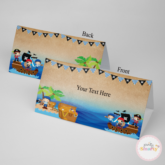 Pirate Boy Food Tags