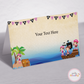 Pirate Girl Food Tags - Set of 12