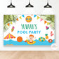 Pool Party Boy Backdrop