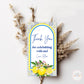 Positano Lemon Thank You Tags - Set of 22